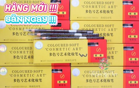 Chì Xé Kẻ Mày Coloured Soft Cosmetic Art Eyebrow Pencil #No.3
