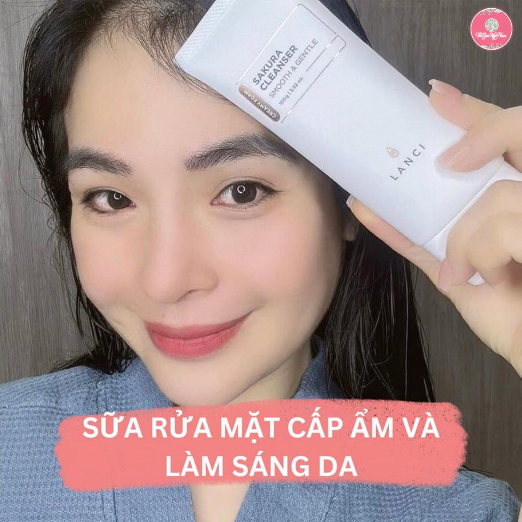 Sữa Rửa Mặt Dịu Nhẹ Lanci Sakura Cleanser Smooth & Gentle