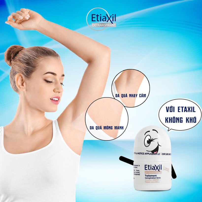 Lăn Khử Mùi Đặc Trị Etiaxil 15ml ( Hộp nâu-Mới)