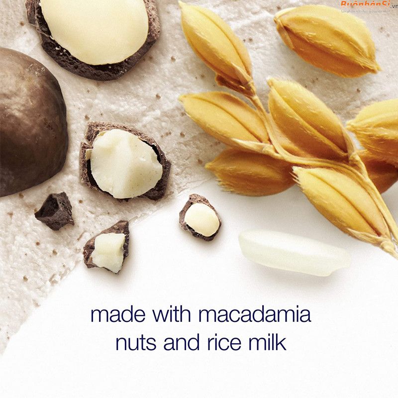Kem Tẩy Da Chết Body DOVE 298g #Macadamia & Rice Milk
