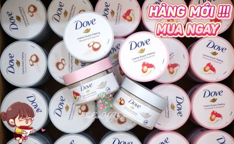 Kem Tẩy Da Chết Body DOVE 225ml #Lựu Và Bơ Hạt Mỡ (Bản Đức)