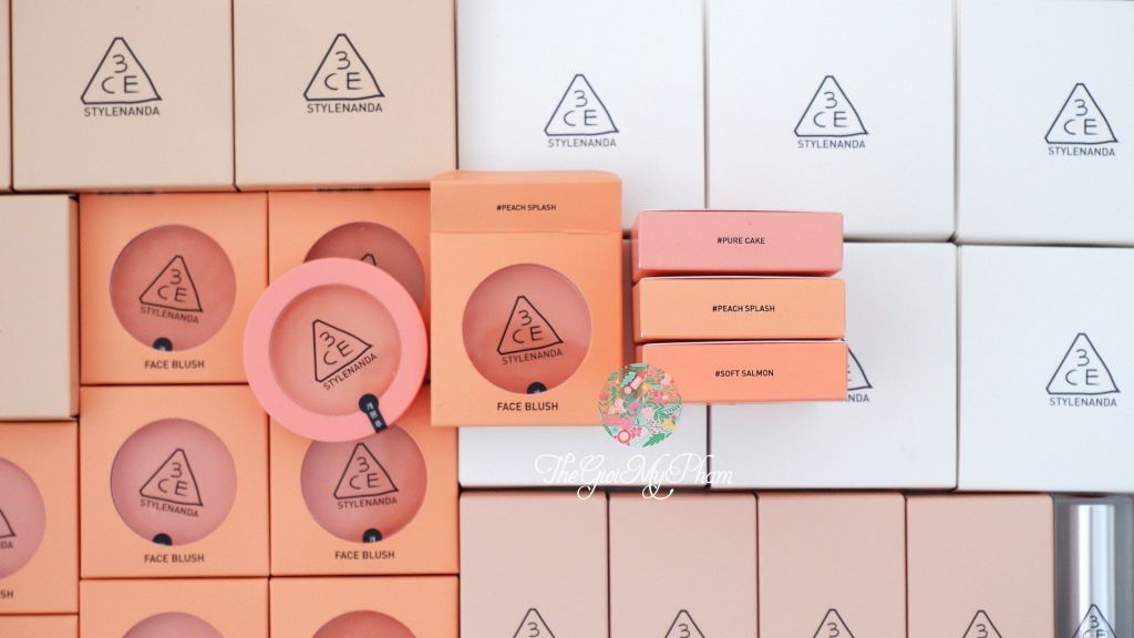 Má hồng 3CE Face Blush #Peach Splash