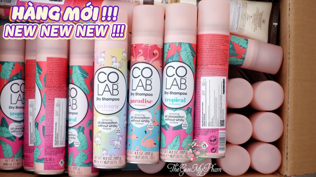 Dầu Gội Khô Colab Dry Shampoo 200ml #Unicorn