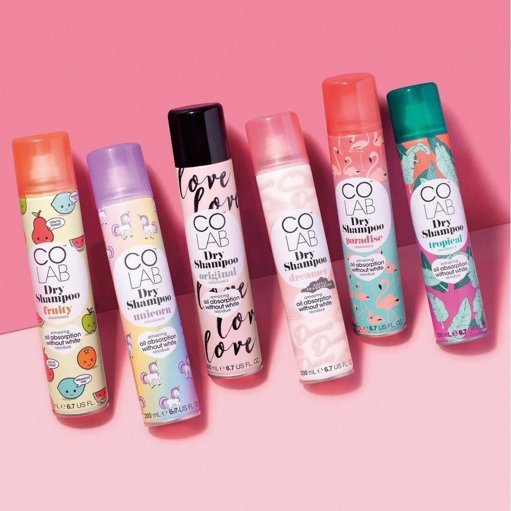 Dầu Gội Khô Colab Dry Shampoo 200ml #Unicorn