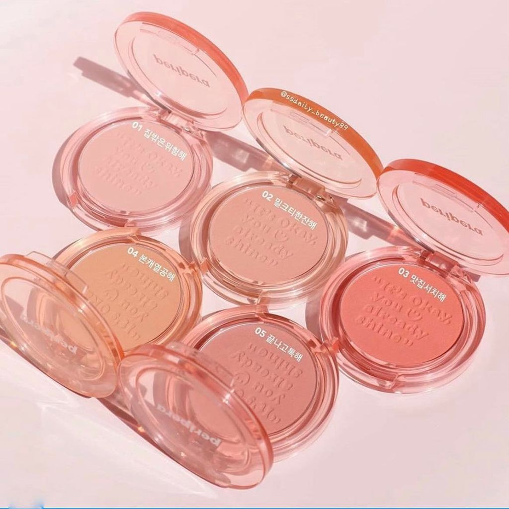 Phấn Má Hồng Peripera Pure Blushed Sunshine Cheek #01