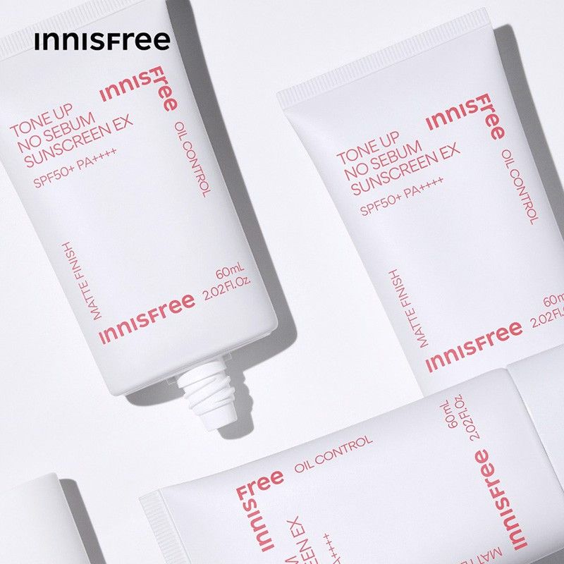 Kem Chống Nắng Innisfree Tone Up No Sebum Sunscreen EX 60ml (Mẫu Mới)