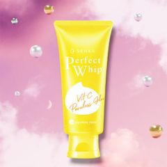 Sữa Rửa Mặt Senka Perfect Whip Vitamin C Poreless Glow Làm Sáng Da 100g