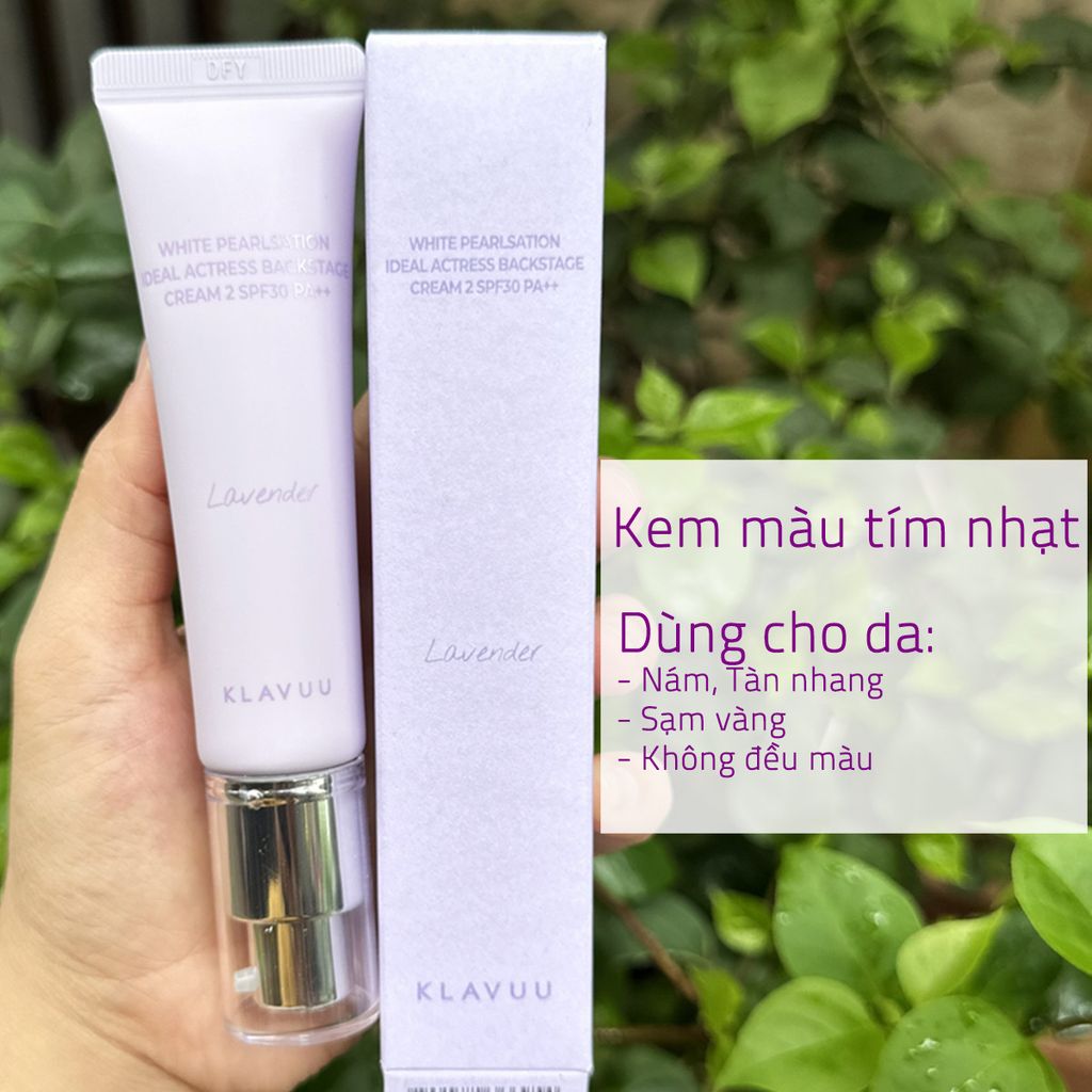 Kem Lót Klavuu 30ml #Lavender