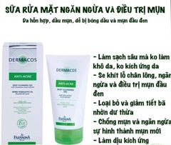 Sữa Rửa Mặt Sạch Sâu, Ngừa Mụn Farmona Dermacos Anti-Acne Deep Cleansing Gel 150ml