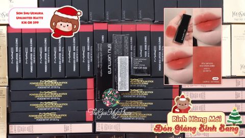 Son Thỏi Shu Uemura Unlimited Kinu Matte #KM OR 599 (Ko Tđ)