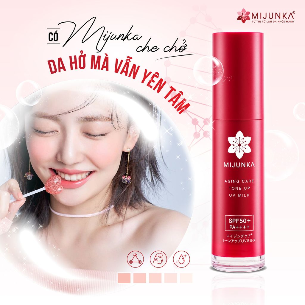 Mijunka - Aging Care Tone Up UV Milk 30ml