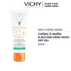 Vichy - KCN Mattifying 3 in 1 50ml (Mẫu mới) #Gạch Xanh