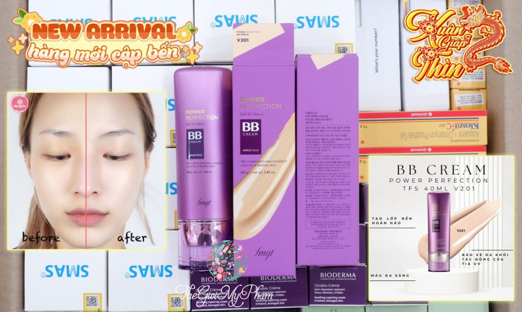 BB Tím Lớn Power Perfection SPF37 #V201