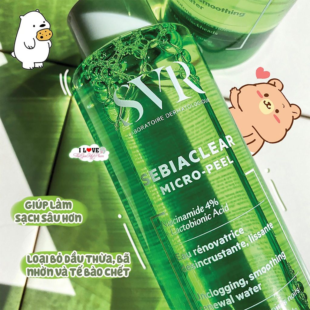 SVR - Nước Hoa Hồng Làm Giảm Mụn SVR Sebiaclear Micro Peel 150ml