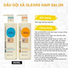 Dầu Xả Olexrs Argan Oil Collagen Hair Salon 960ml