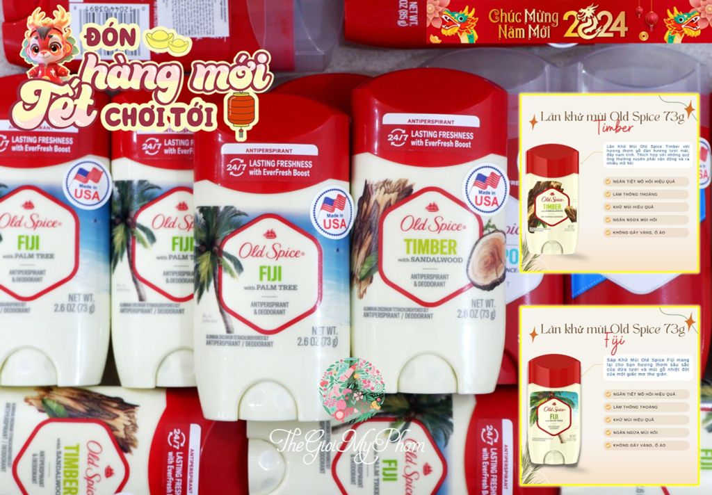 Lăn Khử Mùi Old Spice 73g #Fiji