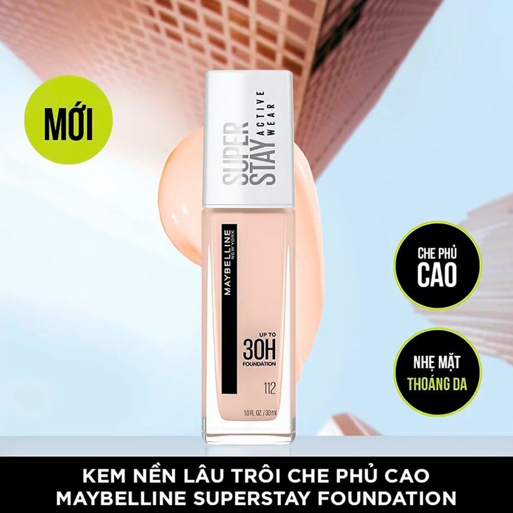 Nền Maybelline Super Stay Active Waer #112