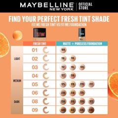 Kem Nền Maybelline Fit Me Fresh Tint Vitamin C 30ml #01