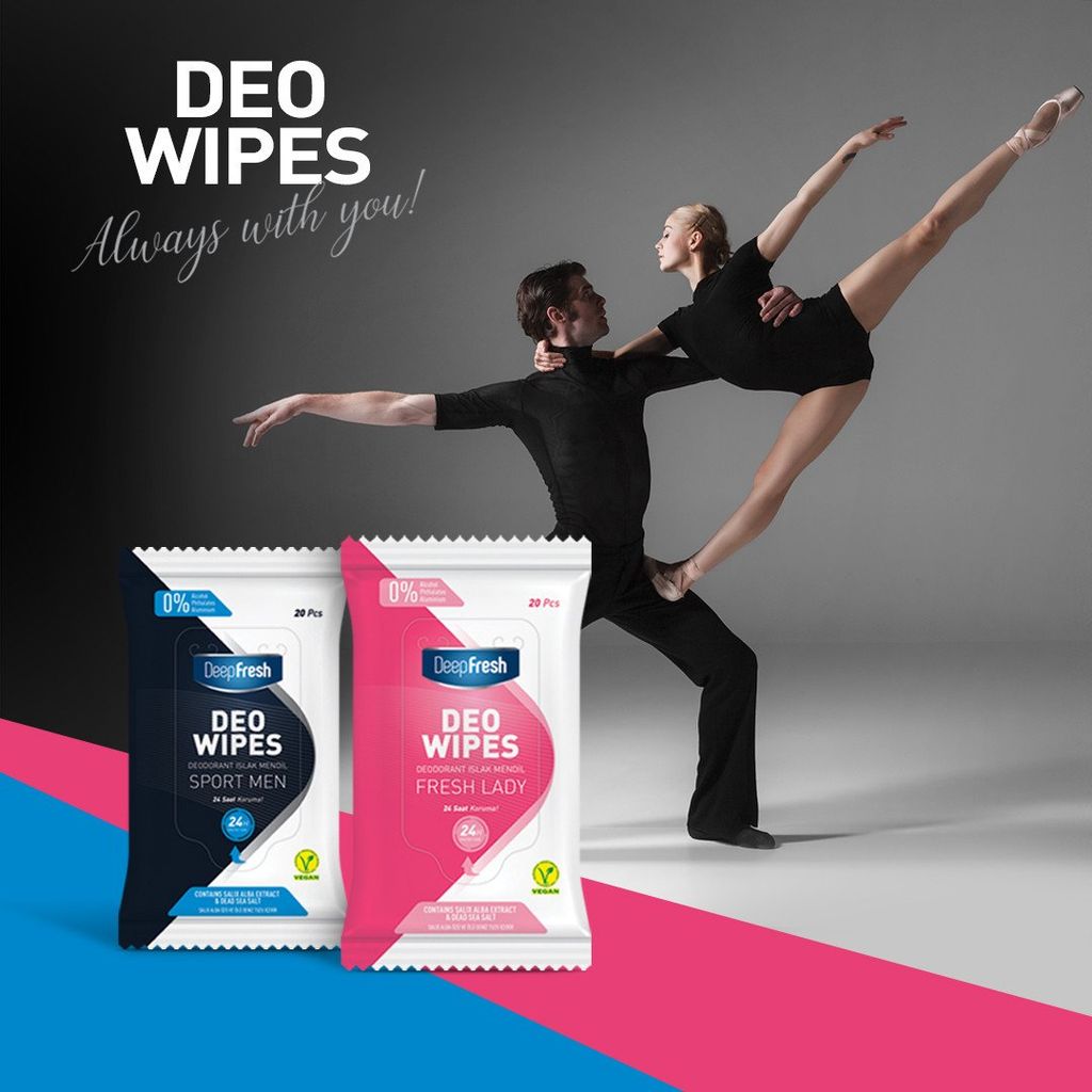 Khăn Ướt Khử Mùi Deep Fresh Deo 20 Miếng #Nam