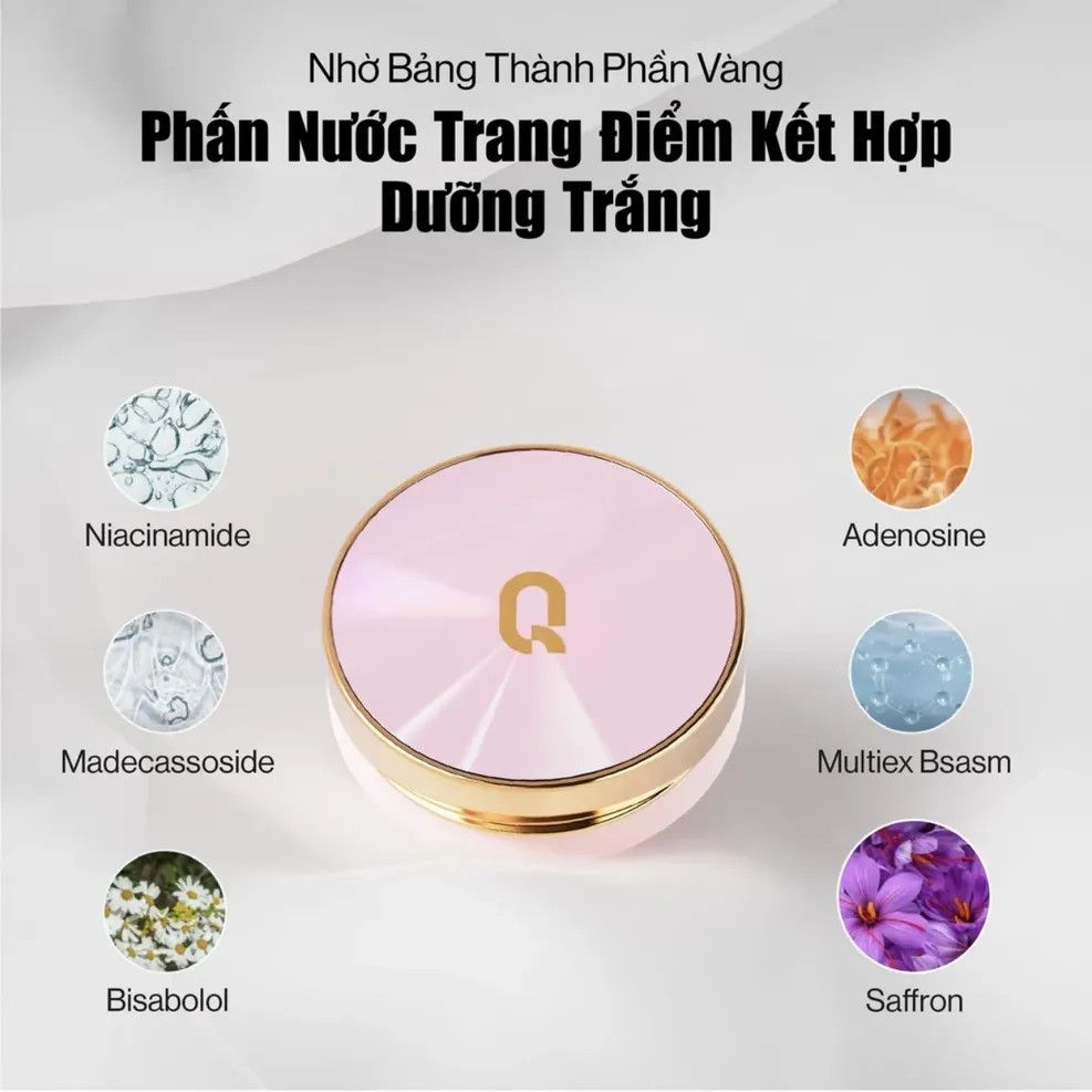 Phấn Nước Glamrr Q Long Wear DD Cushion #01