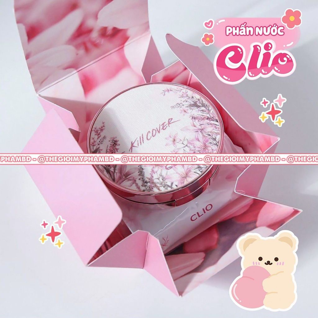 Phấn Nước Clio Kill Cover Fixer Cushion #3-BY (Kèm Lõi)