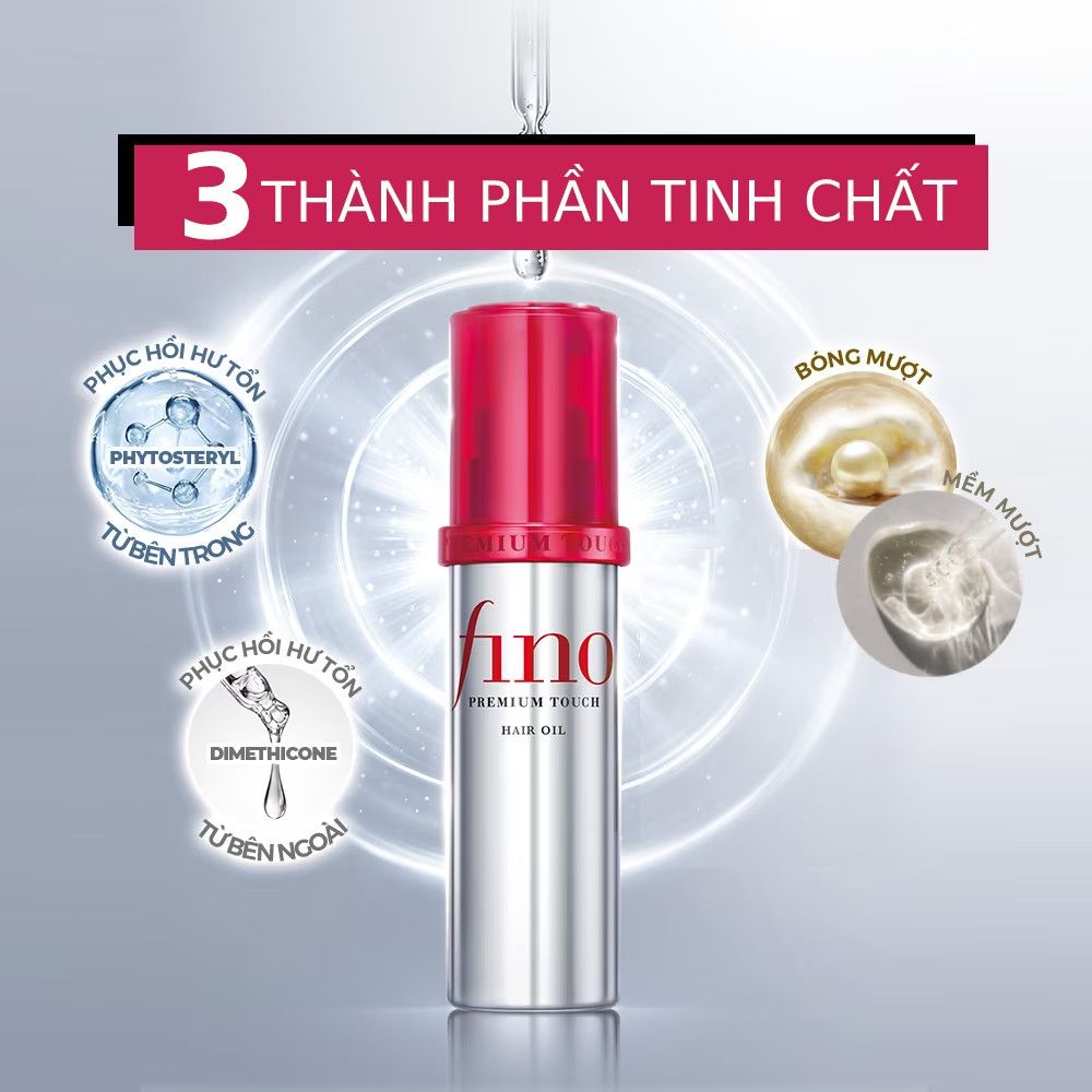 Dầu Dưỡng Tóc Fino Shiseido Premium Touch Cải Thiện Tóc Hư Tổn 70ml