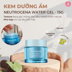 Gel Dưỡng Neutrogena Hydro Boost Water Gel ( Pháp) Mẫu mới nắp xanh