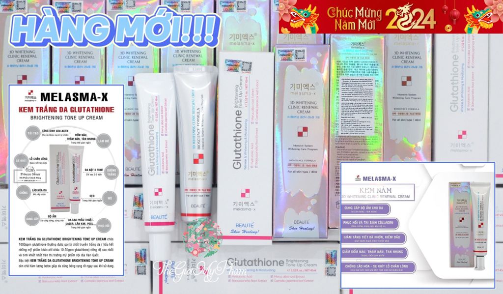 Kem Dưỡng Melasma-x Glutathione 40ml