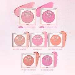 Phấn Má Hồng Clio Air Blur Whip Blush #02 I'm Pint