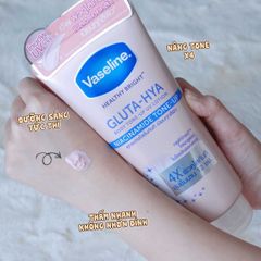 Dưỡng Thể Sáng Da Vaseline Healthy Bright Gluta-Hya Body Tone-Up UV Lotion 300ml