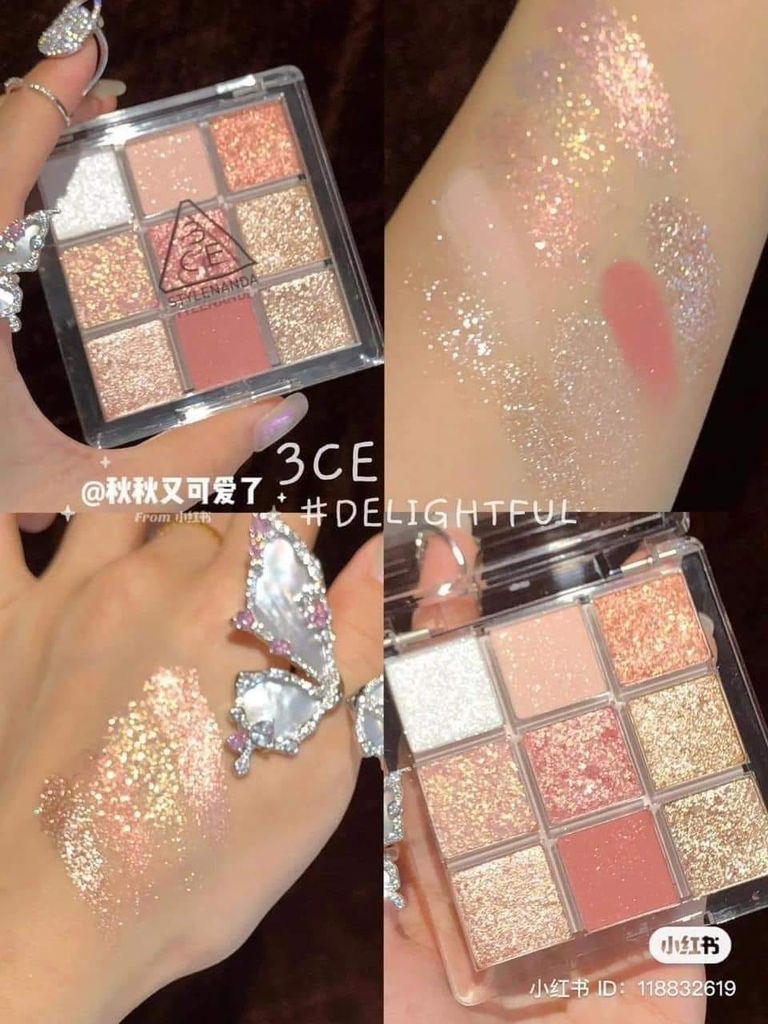 3CE - Multi Eye Color Palette #Delighful Vỏ Trắng