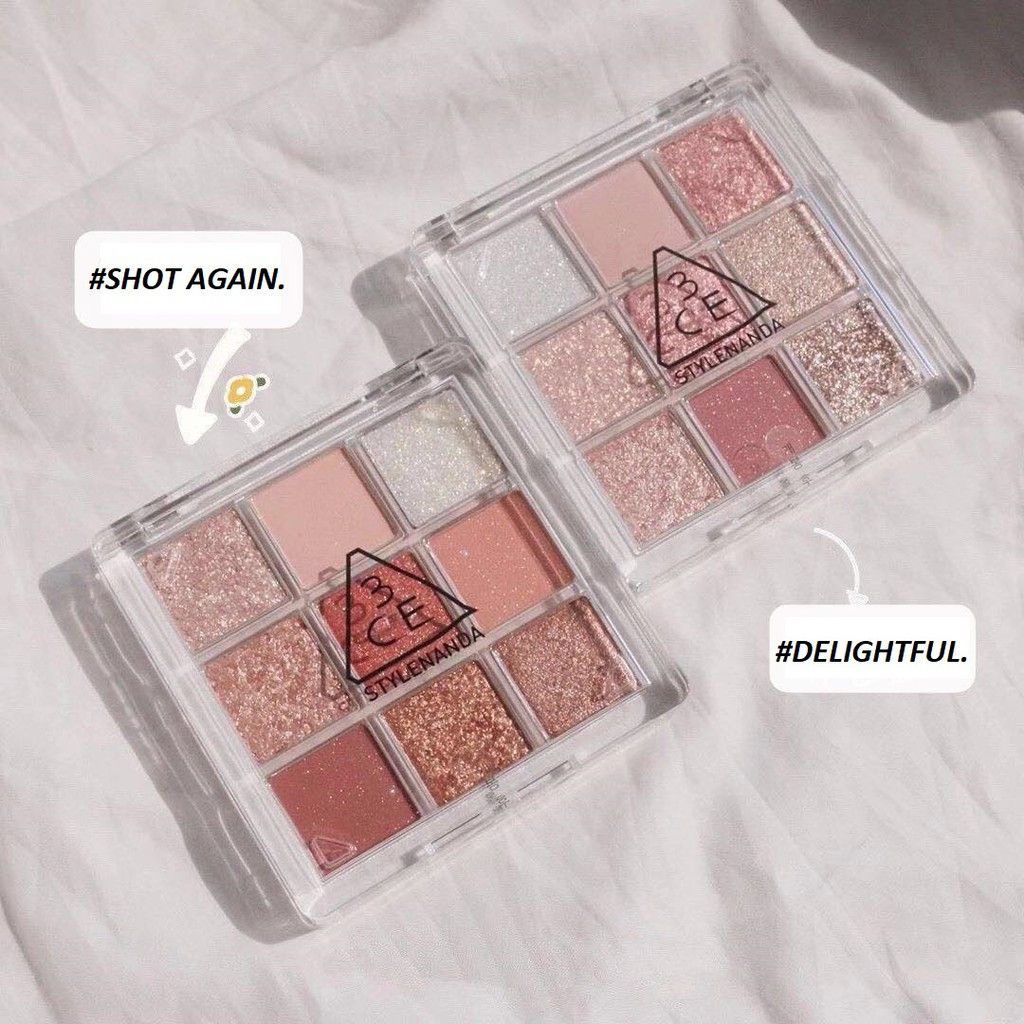 3CE - Multi Eye Color Palette #Delighful Vỏ Trắng