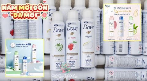 Xịt Khử Mùi Dove 48h #Original