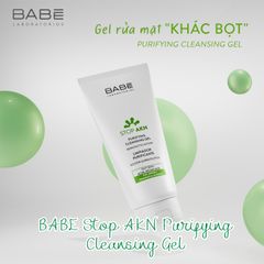 Gel Rửa Mặt Cho Da Dầu Mụn BABE Stop AKN 200ml