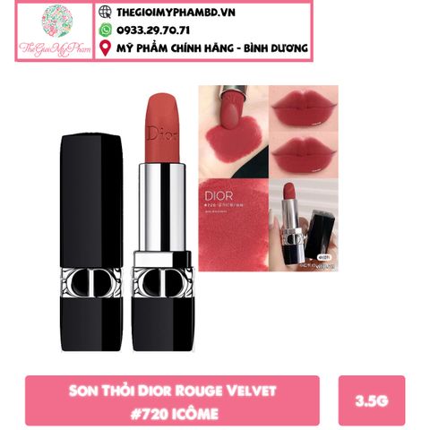 Son Thỏi Dior Rouge #720 Velvet ( Ko Tđ) Mẫu Mới