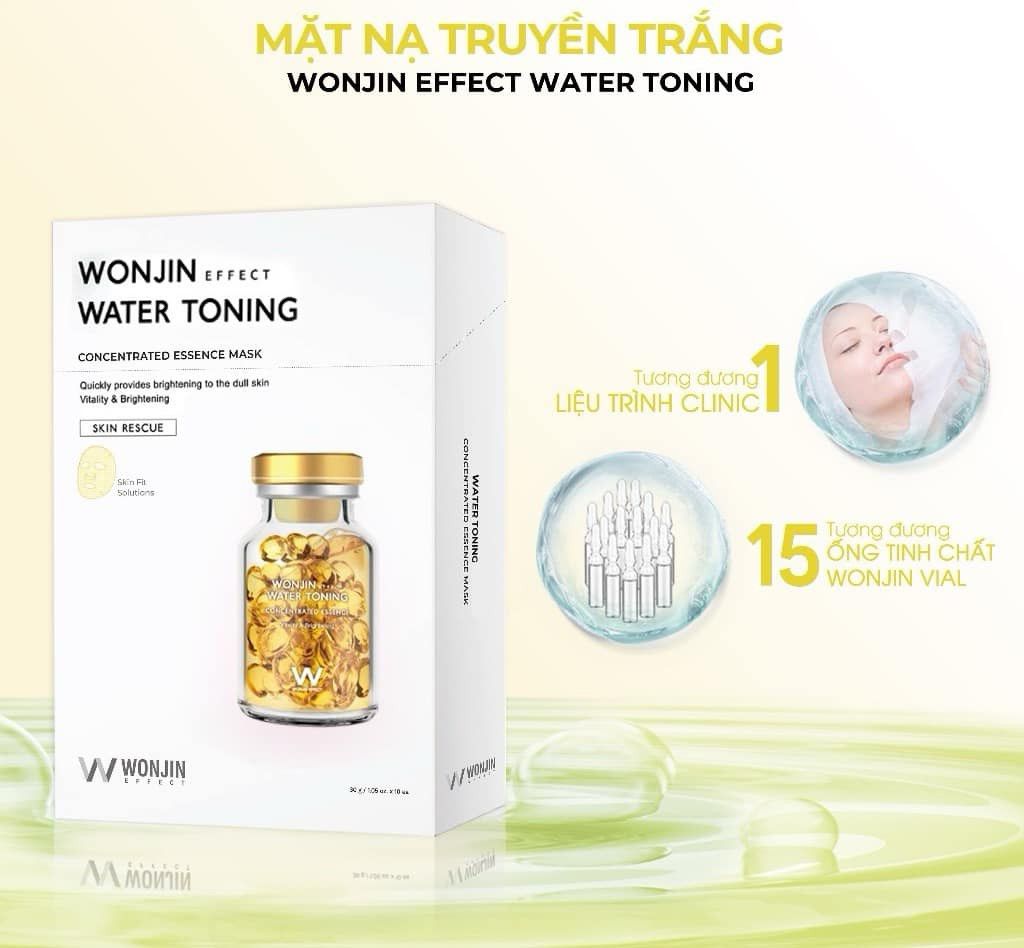 Mặt Nạ Wonjin #Water Toning (Vàng)