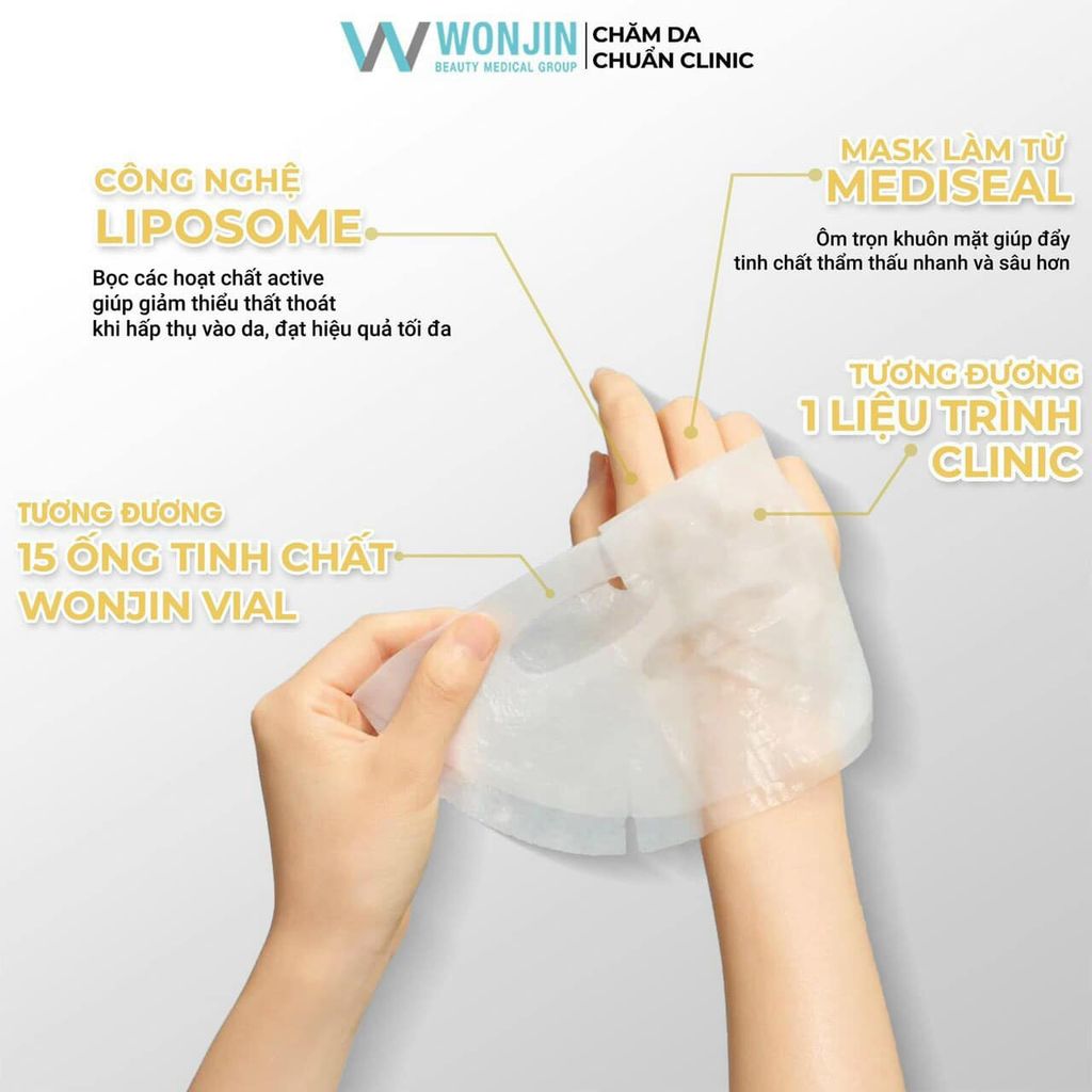 Mặt Nạ Wonjin #Water Toning (Vàng)