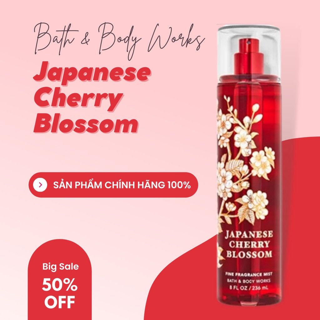 Xịt Thơm BBW #Japanese Cherry Blossom 236ml