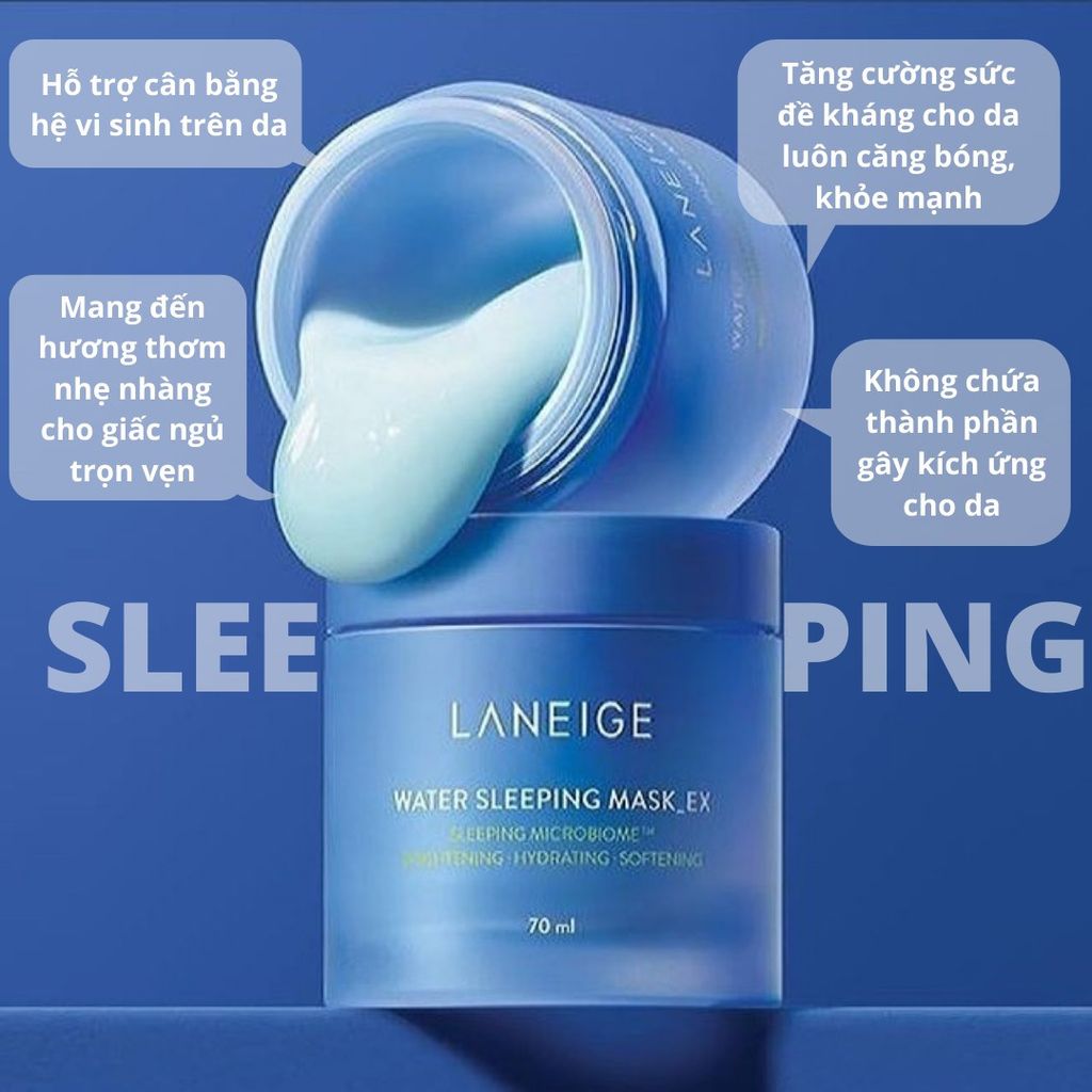 Mặt Nạ Ngủ LANEIGE Water Sleeping Mask_EX 70ml