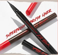 Bút Kẻ Mắt Clio Superproof Brush Liner Kill Brown #02 Brown