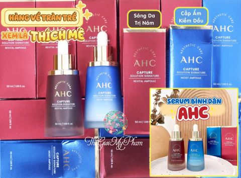 Tinh Chất AHC Capture Solution Signature Ampoule #Moist (Xanh)