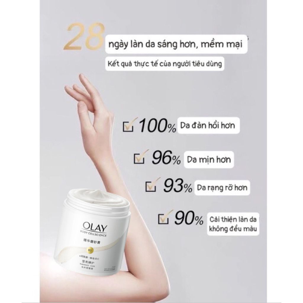 Tẩy Tế Bào Chết Olay Body Cellscience B3 200g