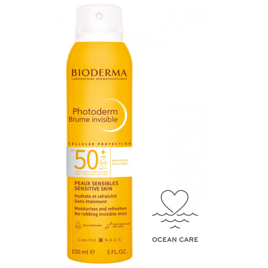 Xịt Chống Nắng Bioderma Photoderm Invisible Mist SPF50+ Sensitive Skin 150ml