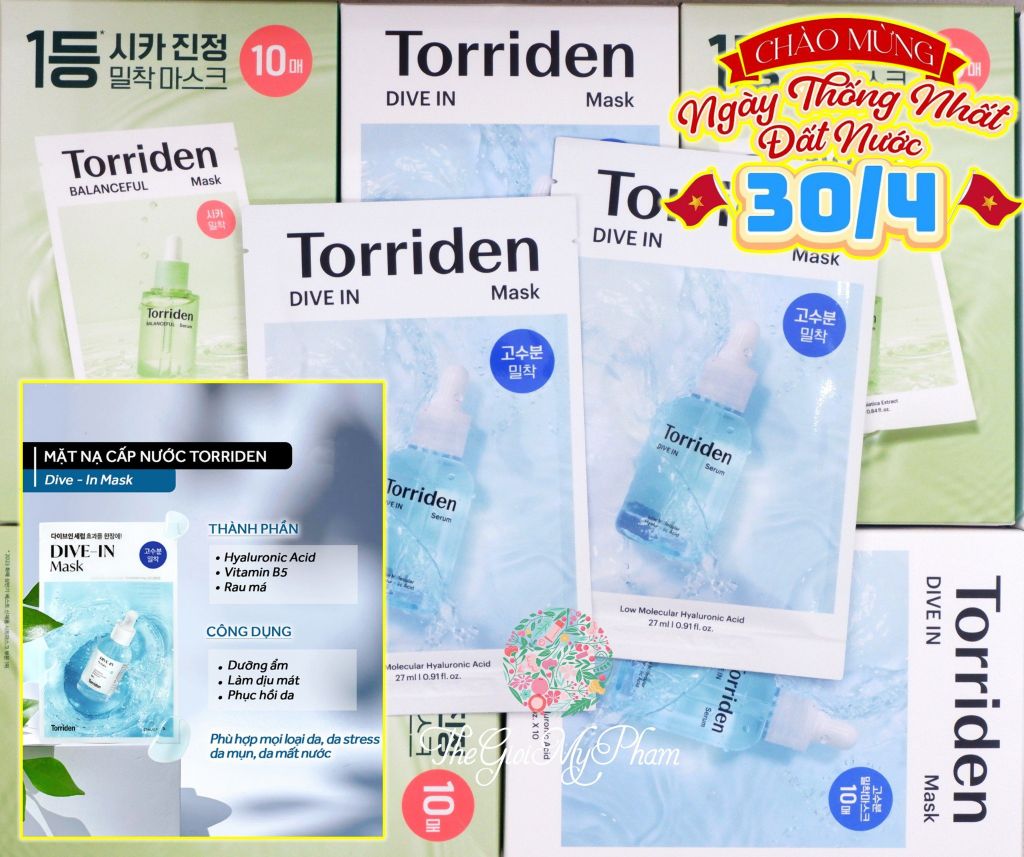 Mặt Nạ Torriden #Low Molecular Hyaluronic Acid