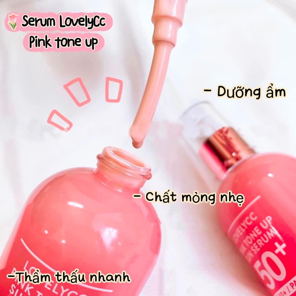 Serum Chống Nắng LovelyCC Pink Tone Up Sun 30g