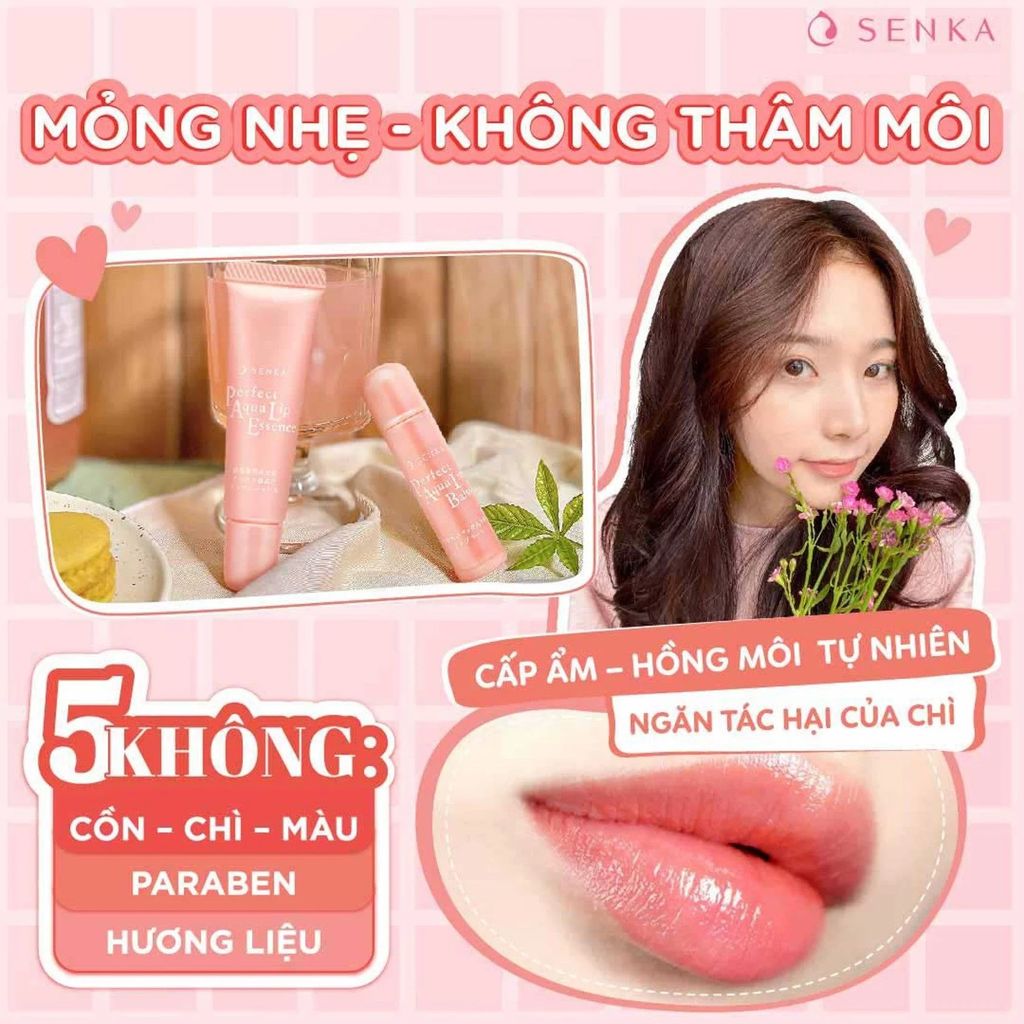 Tinh Chất Dưỡng Môi Senka Senka Perfect Aqua Lip Essence 10g