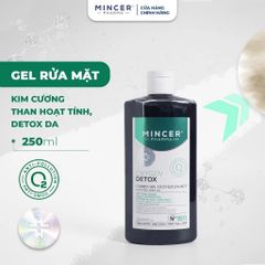 Gel Rửa Mặt Mincer Pharma Detox Kim Cương Than Hoạt Tính 250ml