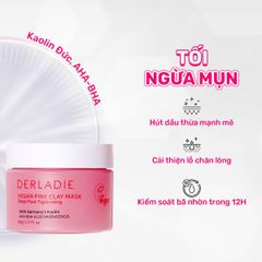 Derladie Mặt Nạ Đất Sét Thuần Chay 60g