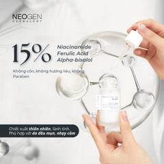 Serum Neogen Dermalogy Kiềm Dầu, Giảm Mụn 30ml Real Niacinamide 15%