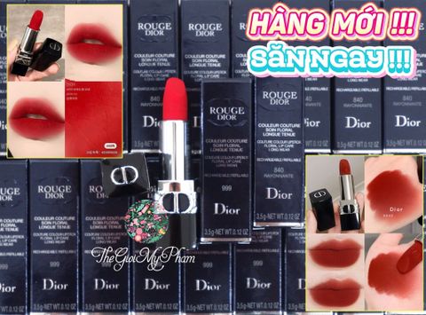 Son Thỏi Dior Rouge #999 Velvet ( Ko Tđ)